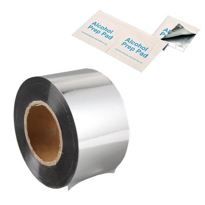 China Waterproof Aluminum Foil Lined Kraft Alcohol Prep Pad Coated Paper Packaging Paper for sale