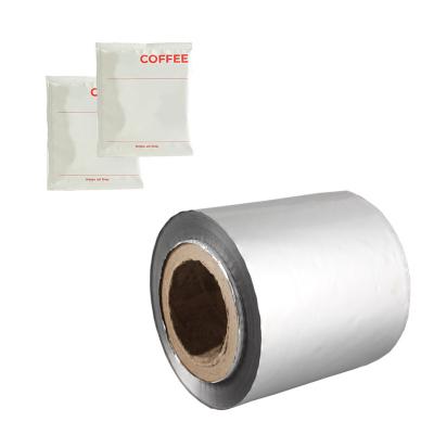 China Waterproof Pe Coated Paper Roll Packages Aluminum Foil Kraft Paper Bag For Caffe for sale