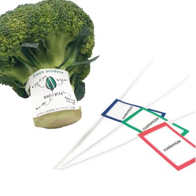 China Vegetable Agriculture Classification Label Label Twist Ties for sale