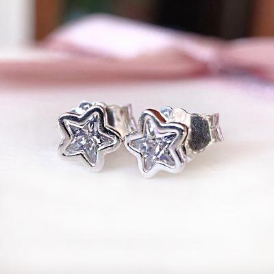 China Fashion Trendy hot sale ALE S925 stars stud earrings high quality sterling silver shiny women gift for mothers for sale