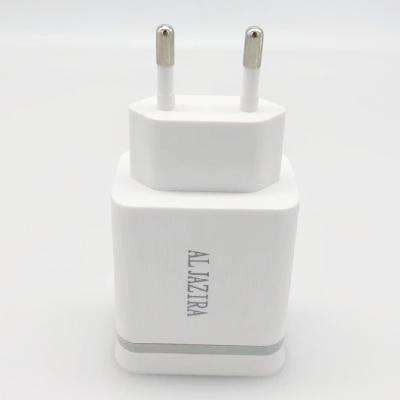 China Mobile Phone Competition Price 5V 2.1A Two Usb Wall Charger For Mobile Phone for sale