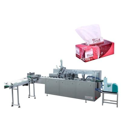 China Automatic Food Facial Tissue Kraft Paper Cardboard Boxes Machine Price for sale