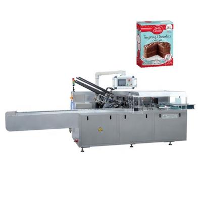 China Automatic Fondant Cake Mix Food Chocolate Box Cartoning Packing Machine for sale