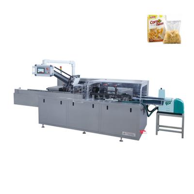 China Automatic Food Oatmeal Cereal Machine Carton Box Glue Sealing Cartoning Packing Machine for sale