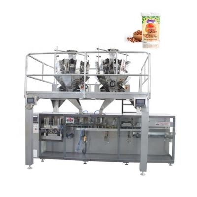 China Fruit Food Pouch Packaging Rack Automatic Dry Zipper Bag Vacuum Packing Machine for sale