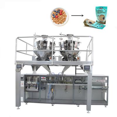 China Automatic Horizontal Food Oats Flakes Standup Pouch Doypack Premade Bag Ziplock Packing Machine for sale