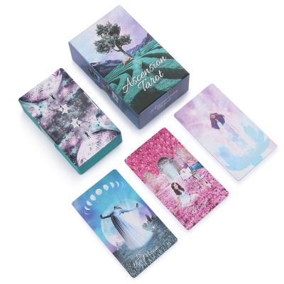 China Custom New Design Paper Tarot Cards Pack Oracle Paper Tarot Cards Printing Decks for sale