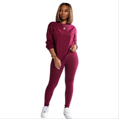 China Colorful Comfortable Women's Cotton Long Sweatpants Jogger Tracksuit Women Breathable Tracksuit Set for sale