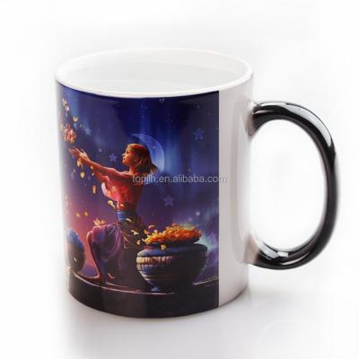 China Custom Viable Full Color Changing Mug Color Changing Sublimation Magic Mugs Logo Mugs Wholesale Sublimation 11oz for sale