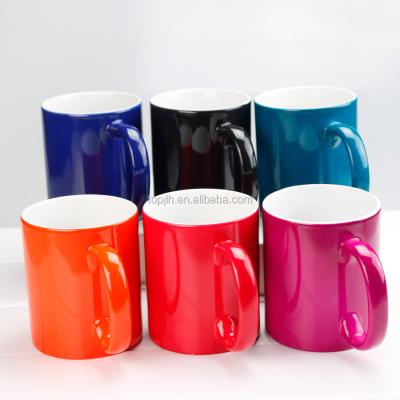 China Durable High Quality Mugs Sublimation Ceramic Color Changing 11oz Full Color Change Mugs For Sublimation for sale