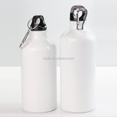 China Custom White Sublimation Aluminum Sport Canteen 600ml Viable for sale