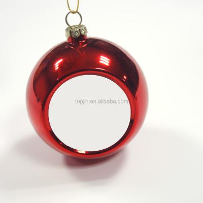 China Sublimation Ornament/Shatterproof Sublimation Ball Decor Plastic Hangings Easter Ornament for sale