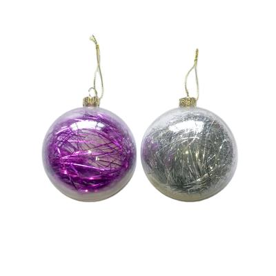 China Eco-friendly Christmas Decoration Ornaments Sublimation Ornaments Christmas Ornaments Ball DIY Gift Pendant for sale