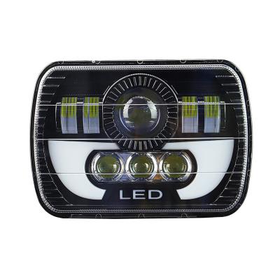 China 6x7 inch H4 square headlight 7