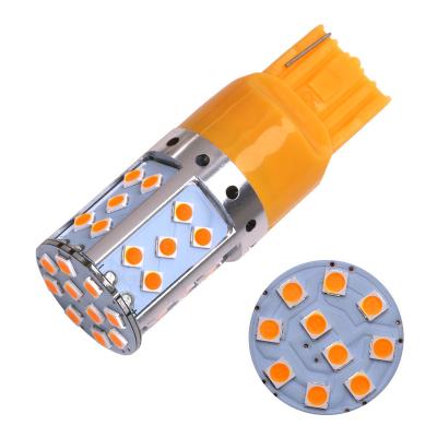 China Canbus T20/S20/S25/1156/P21W/7440 LED Turn Signal Light 35 smd LED Decoded Bulb Interior Light Turning Auto Lamp for sale