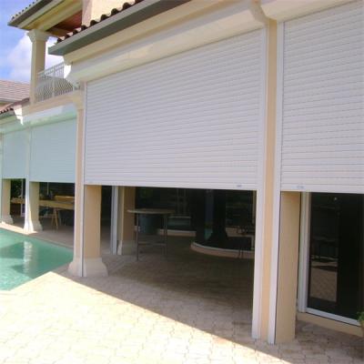 China TOMA Folding Screen Security Professional Good Quality Residential Rolling Shutters Door And Window Rolling Shutter Aluminum Door en venta