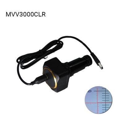 China MVV3000CLR USB microscope camera with function of measurement and equipped with MVV3000CLR relay lens for sale