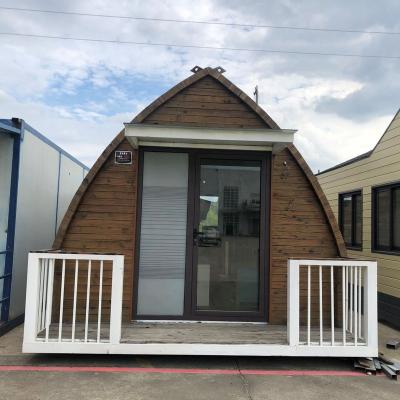 China Easy Setup Low Cost Solid Wood Log Cabins Camping Pod For Vacation for sale