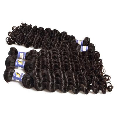 China Latest Deep Wave Goods No Shedding Cuban Hair , Kinky Curly Double Tape Hair Extensions for sale