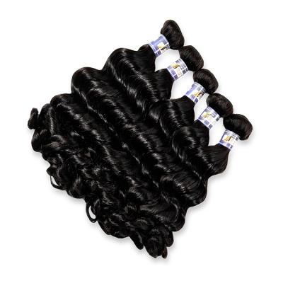 China LW Beauty Stage Hair Wholesale Loose Wavy Curly Virgin Hair Ring Hair Extension 100% Brazilian Micro Short Hair Weave for sale