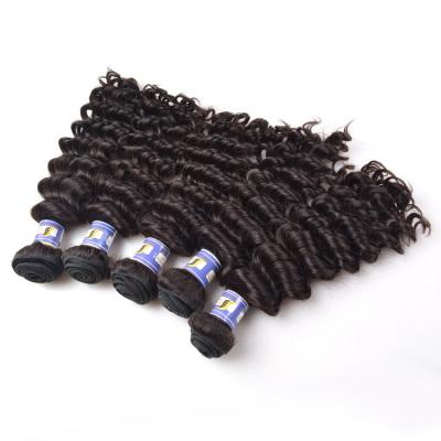 China hot selling deep wave rawhairvietnam natural gold, fast shipping virgin brazilian curly wave hair extension for sale