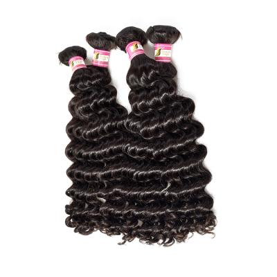 China Deep Wave Active Application Soft Dreadlocks Hair Making Machine, Wholesale Virgin Hair Braiding Hair, Bulk Braiding Hair for sale