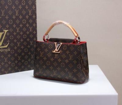 China Red Lining LV Woman Fashion Trend Leather Handbags 2016 Design Original Luxury Totes Bags 78% OFF On SaleFree for sale