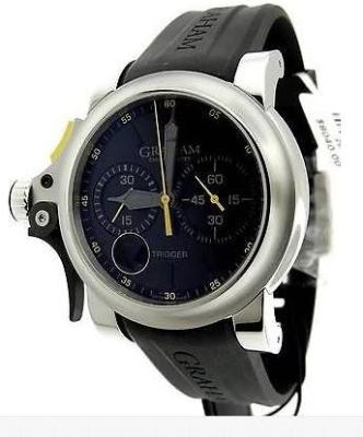 China New Men Graham Chronofighter 2TRAS Trigger Chronograph Automatic Date 46mm Watch for sale