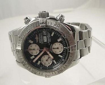 China BREITLING Superocean Automatic Chronograph Stainless Steel Watch Includes Box for sale