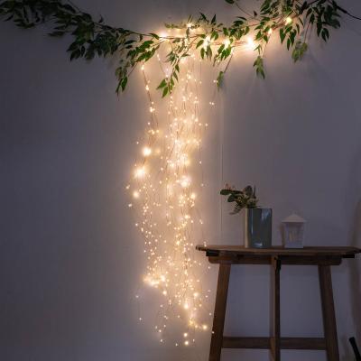 China Fairy Lights Bedroom 600LEDs Waterfall Fairy String Light With Waterproof For Outdoor Garden Valentine Holiday Festive Backyard Lawn Decor for sale