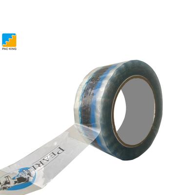 China Custom Printed Waterproof Factory Cardboard Sealing Shipping Tape Bopp Measuring Packaging Tape With Logo for sale