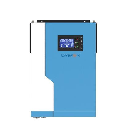 China Lamsword VMII 3500VA 5500VA 3.5KW 5.5KW Pure Sine Wave Plus Inverter Off Grid Hybrid Solar Inverter With MPPT Charge Controller 100mm*300mm*440mm for sale