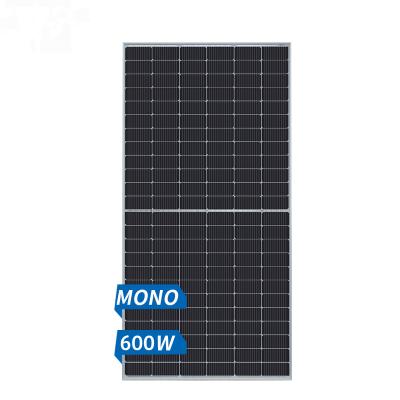 China Lamsword Supplier 580w 585w Monocrystalline Solar Panel Product Half Cell 580W Solar Panels With High Efficiency 182mmx182mm for sale