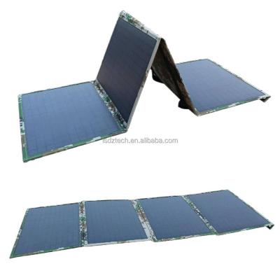 China 40W Foldable Solar Panel With Usb QC 3.0 DC 12-15V Output Portable Solar Charger Fast Charge 1040mmx350mm for sale