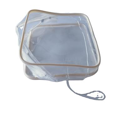 China Fashion And Durable Transparent PVC Makeup Bag Cosmetic Zipper Bag PVC Pouch for sale