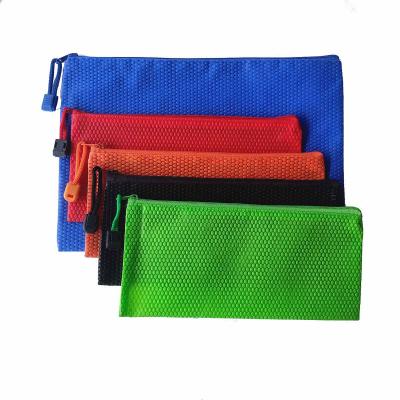 China Non-woven zipper document bag A5 B5 A4 B4 non-woven bag for school office supplies storage multi-function bags for sale