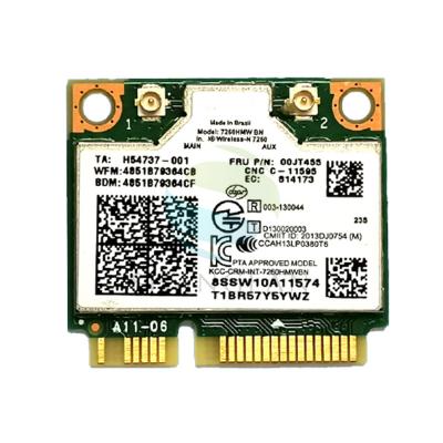 China LAPTOP PCI-e Wifi Mini Card 7260 7260HMW 7260BN BT4.0 Wireless-n Wireless Card for sale