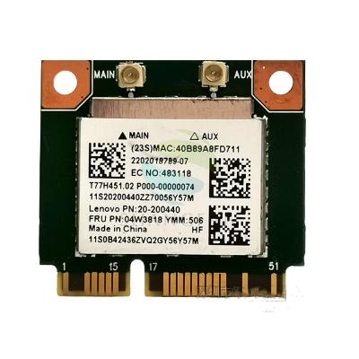 China LAPTOP Wifi Wireless Card for ThinkPad E440 E540 S440 S540 RTL8723BE 04W3813 BT Wireless Card for sale