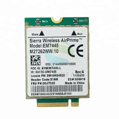 China Laptop for Sierra Wireless AirPrime EM7445 LTE-FDD LTE-TDD HSPA+ 3G 4G WWAN Network Adapter Card for sale