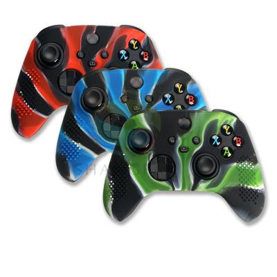 China Protective Case Camouflage Silicone Case For X-Box Series X S Controller Protective Skin Gel Cover for sale