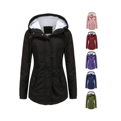 China Viable female casual hooded jacket thickened new Pike coat autumn and winter warm cotton jacket and female cotton clothing padded for sale