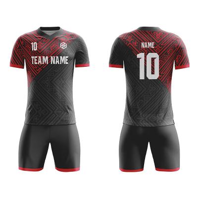 China Sets OEM Professional Soccer Training Jersey Sublimation Football Wear With High Quality for sale