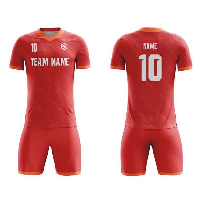 China Sets Customized 2022 Club Jersey Wholesale Football Soccer T-shirt Uniform Customized Suit for sale