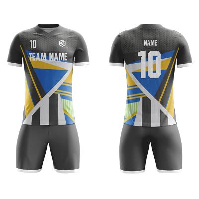 China Sets Hot Design Sport Football Soccer Jersey Custom Sublimated Uniform for sale