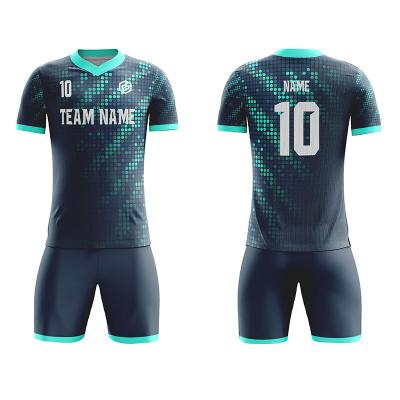 China 2022 Most Popular Latest Design Soccer Jersey Custom Sport Football Uniform Sets for sale