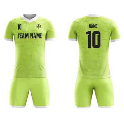 China Wholesale Top Quality Custom Sublimated Soccer Jersey Uniform Set From Sets Manufacturer for sale