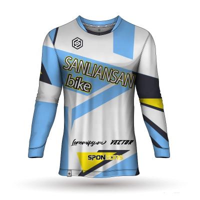 China Breathable Sublimated Cycling Uniform Mens Custom Bike Cycling Cycling Jersey Top for sale