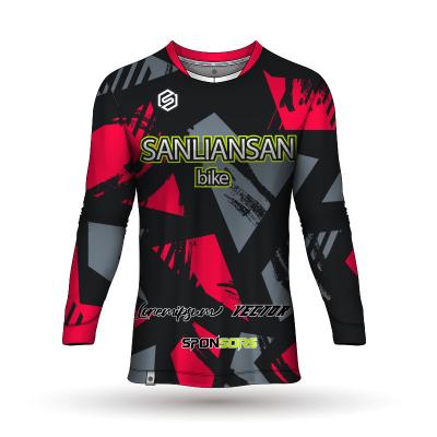 China Low Price Breathable Hot Selling Sublimated Bike Wear Motocross MTB Cycling Uniform Custom Jersey For Men for sale