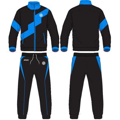 China Breathable Professional Tracksuit For Men Digital Printing Tracksuit Full Over Sublimation Tracksuit for sale