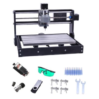 China Laser Engraving 3018 PRO Small 10W CNC Wood Laser Engraving And Cutting Machine Price Engraving Laser Machine for sale